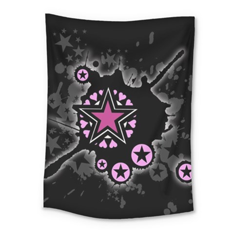 Pink Star Explosion Medium Tapestry from ArtsNow.com