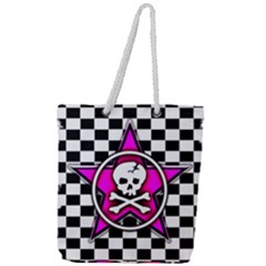 Full Print Rope Handle Tote (Large) 