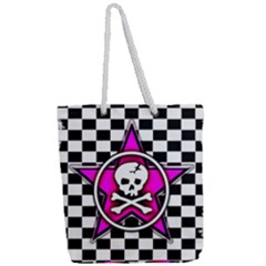 Full Print Rope Handle Tote (Large) 