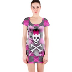 Short Sleeve Bodycon Dress Front