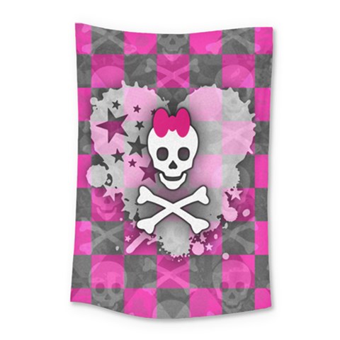 Princess Skull Heart Small Tapestry from ArtsNow.com