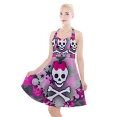 Halter Party Swing Dress  