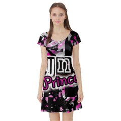 Short Sleeve Skater Dress Front