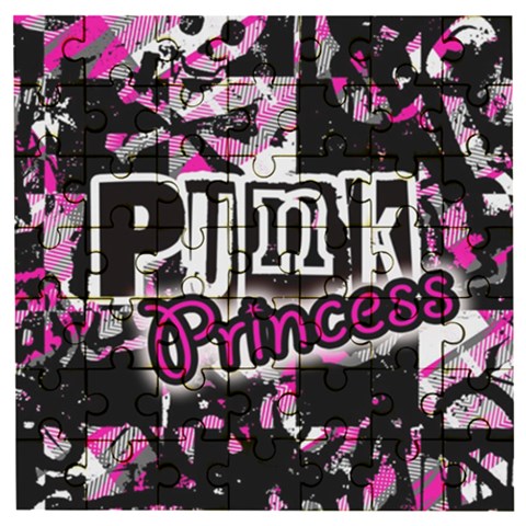 Punk Princess Wooden Puzzle Square from ArtsNow.com