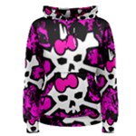 Punk Skull Princess Women s Pullover Hoodie