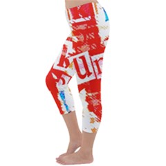 Capri Winter Leggings  Back