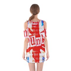 Shoulder Cutout One Piece Dress 