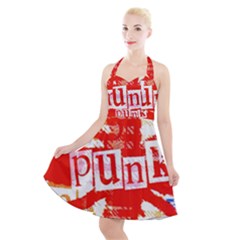 Halter Party Swing Dress  