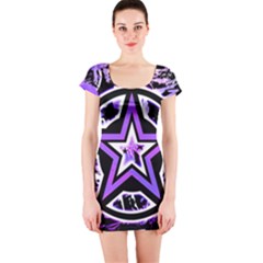 Short Sleeve Bodycon Dress Front