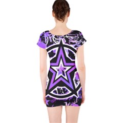 Short Sleeve Bodycon Dress Back