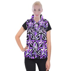 Purple Star Women s Button Up Vest from ArtsNow.com