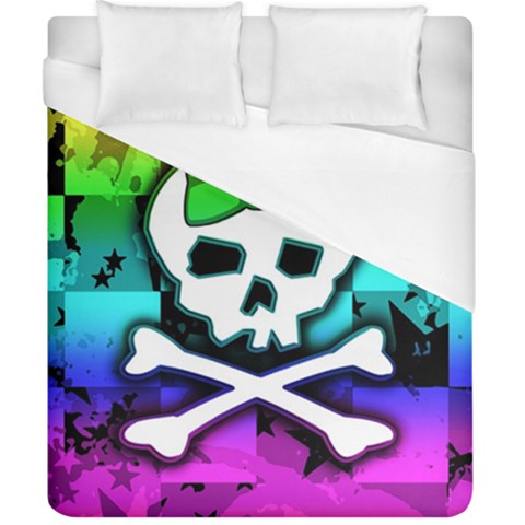 Rainbow Skull Duvet Cover (California King Size) from ArtsNow.com