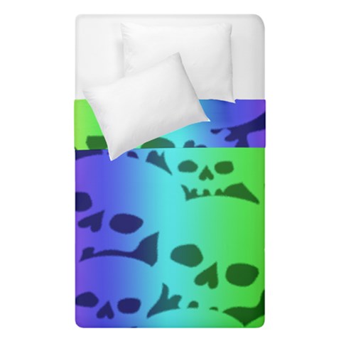 Rainbow Skull Collection Duvet Cover Double Side (Single Size) from ArtsNow.com