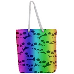 Full Print Rope Handle Tote (Large) 