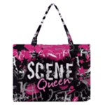 Scene Queen Zipper Medium Tote Bag