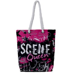 Full Print Rope Handle Tote (Small) 