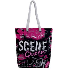 Full Print Rope Handle Tote (Small) 