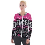 Scene Queen Velour Zip Up Jacket