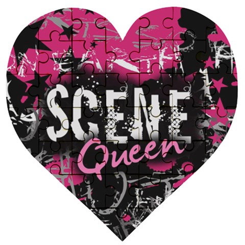 Scene Queen Wooden Puzzle Heart from ArtsNow.com