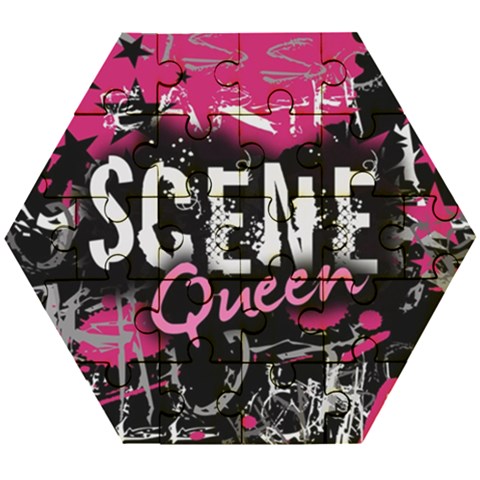 Scene Queen Wooden Puzzle Hexagon from ArtsNow.com