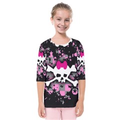 Kids  Quarter Sleeve Raglan T-Shirt 