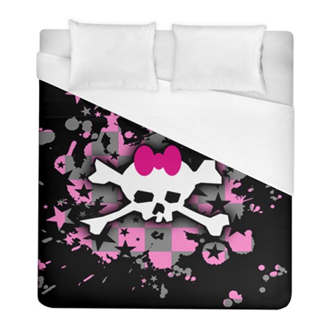 Scene Skull Splatter Duvet Cover (Full/ Double Size) from ArtsNow.com