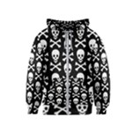 Skull and Crossbones Kids  Zipper Hoodie