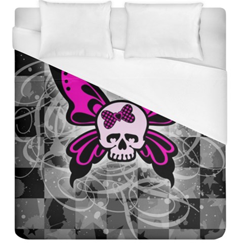 Skull Butterfly Duvet Cover (King Size) from ArtsNow.com