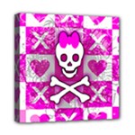 Skull Princess Mini Canvas 8  x 8  (Stretched)