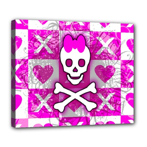 Skull Princess Deluxe Canvas 24  x 20  (Stretched) from ArtsNow.com