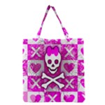 Skull Princess Grocery Tote Bag