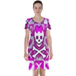 Skull Princess Short Sleeve Nightdress