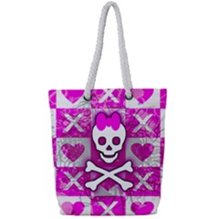 Full Print Rope Handle Tote (Small) 