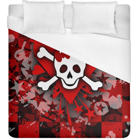 Skull Romance  Duvet Cover (King Size) from ArtsNow.com