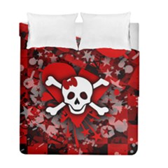 Skull Romance  Duvet Cover Double Side (Full/ Double Size) from ArtsNow.com