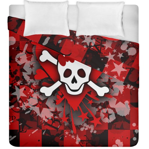 Skull Romance  Duvet Cover Double Side (King Size) from ArtsNow.com