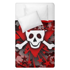 Skull Romance  Duvet Cover Double Side (Single Size) from ArtsNow.com