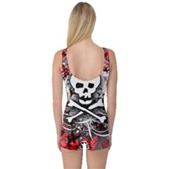 One Piece Boyleg Swimsuit 