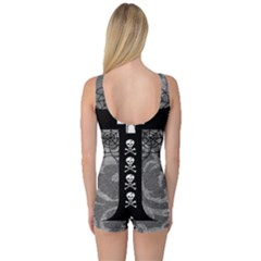 One Piece Boyleg Swimsuit 