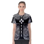 Spider Web Cross Women s Sport Mesh Tee