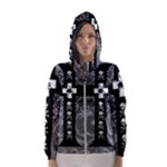 Spider Web Cross Women s Hooded Windbreaker