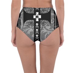 Reversible High-Waist Bikini Bottoms 