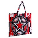 Zipper Large Tote Bag 