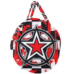 Giant Round Zipper Tote 