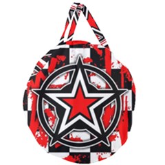 Giant Round Zipper Tote 