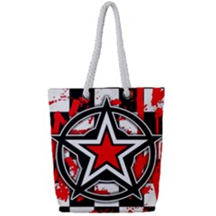 Full Print Rope Handle Tote (Small) 