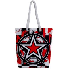 Full Print Rope Handle Tote (Small) 