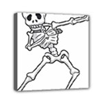 Halloween Dabbing Skeleton Mini Canvas 6  x 6  (Stretched)