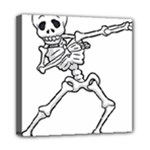 Halloween Dabbing Skeleton Mini Canvas 8  x 8  (Stretched)