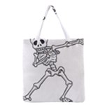 Halloween Dabbing Skeleton Grocery Tote Bag